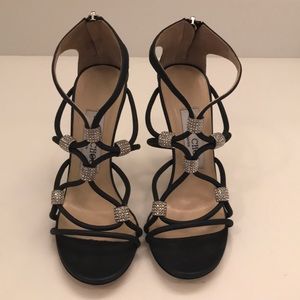 Jimmy Choo Crystal Embellished Heels Size 34.5